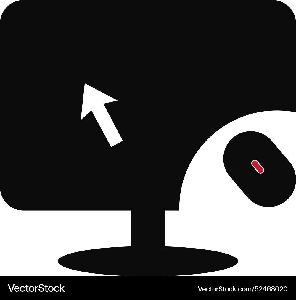 Monitor pc set computer icon Monitor pc set computer icon vector image