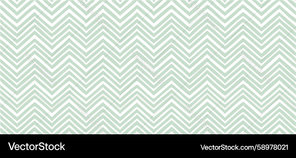 Subtle Green Zigzag Pattern Vector Image
