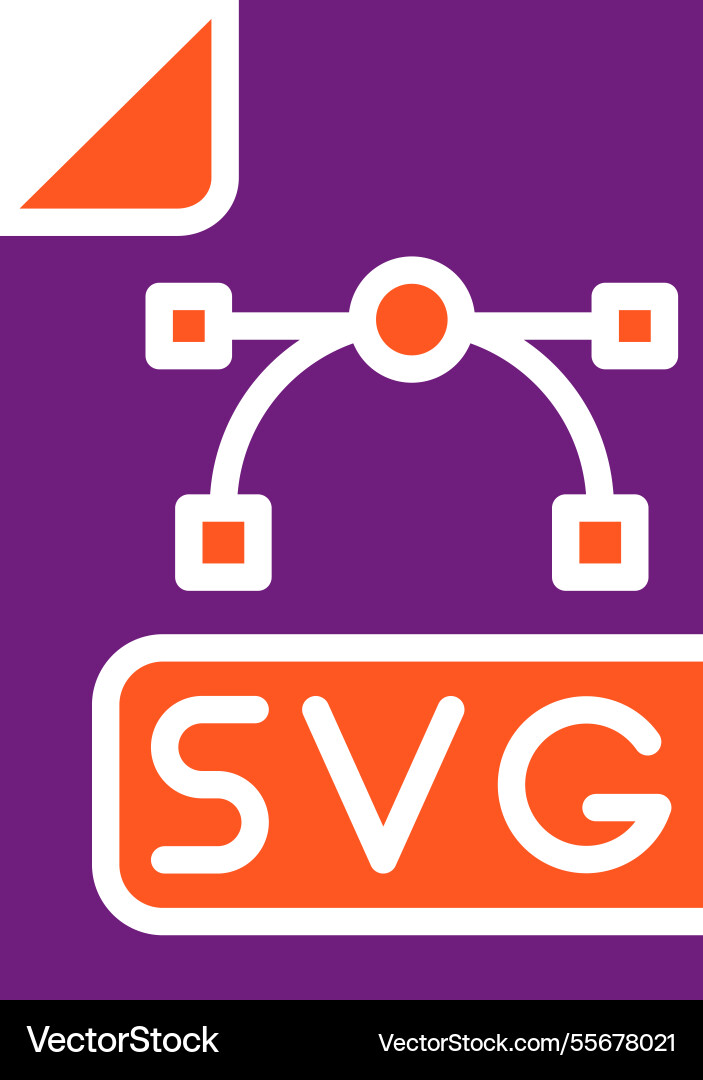 Svg file icon design Vector Image