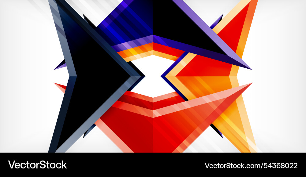 Abstract background color triangles and arrows Abstract background color triangles and arrows vector image