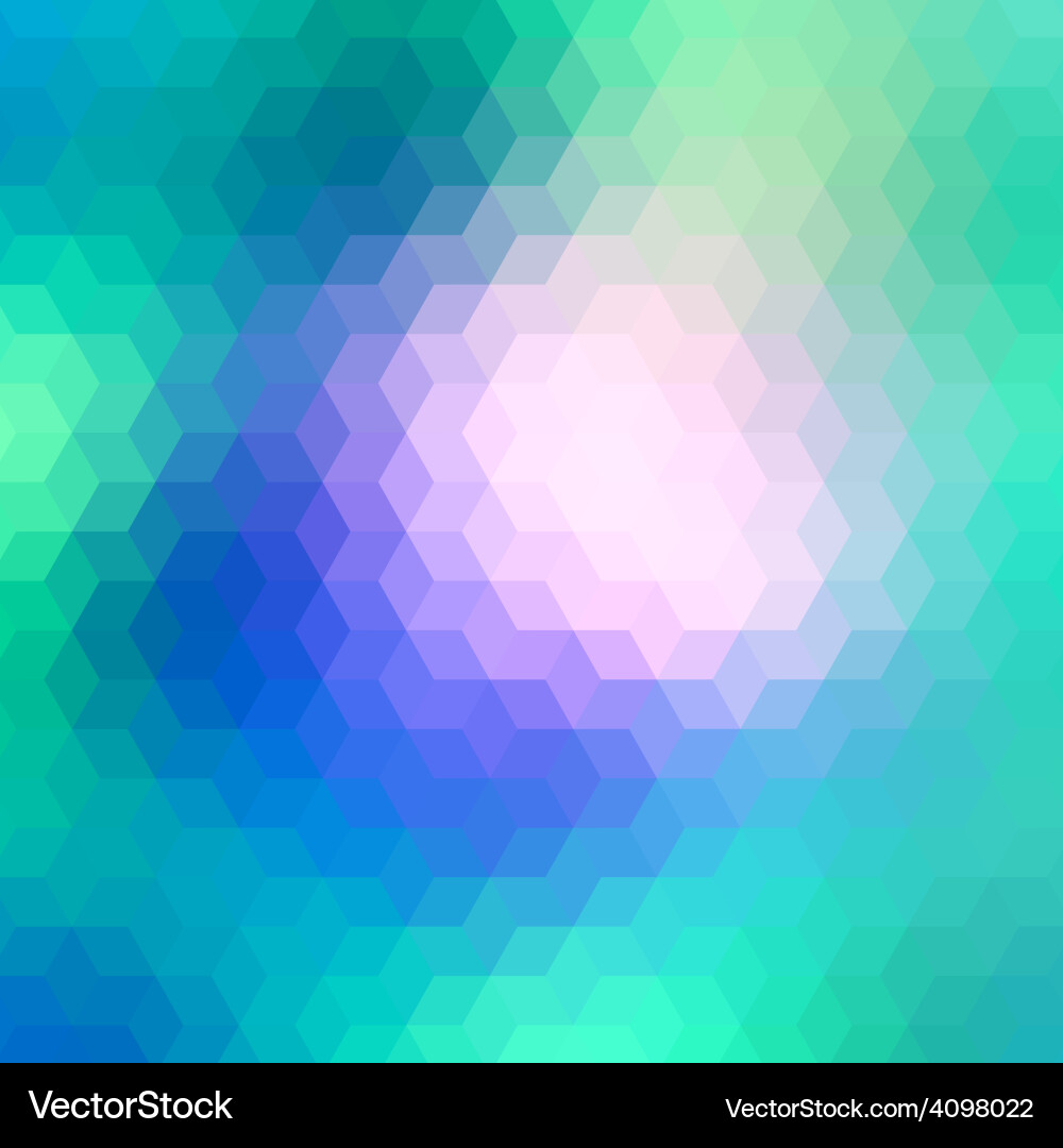 Colorful geometric background with triangles Vector Image