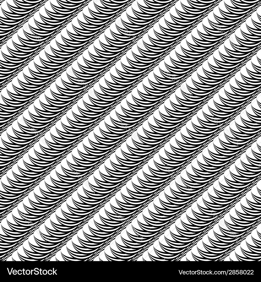 Design seamless monochrome diagonal pattern Vector Image