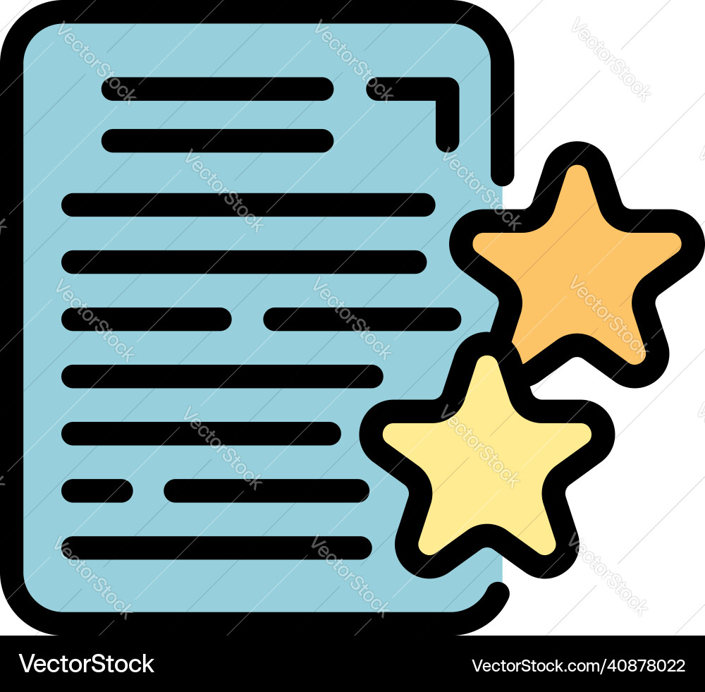 Project features icon color outline Project features icon color outline vector image