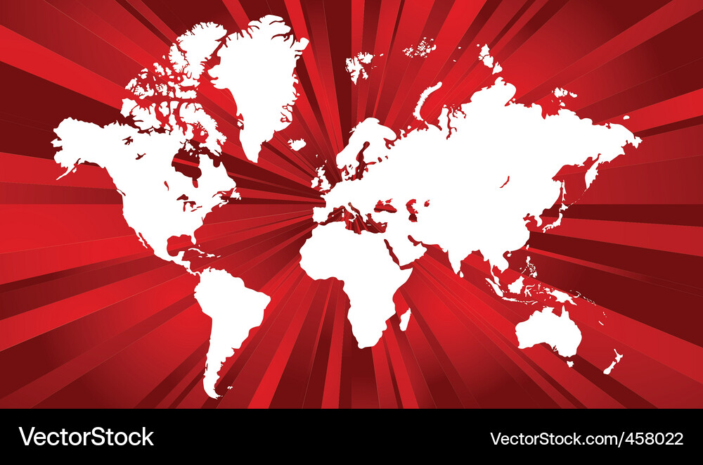 World map background Vector Image