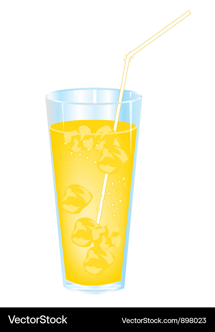 Cocktail tropical Vector Image