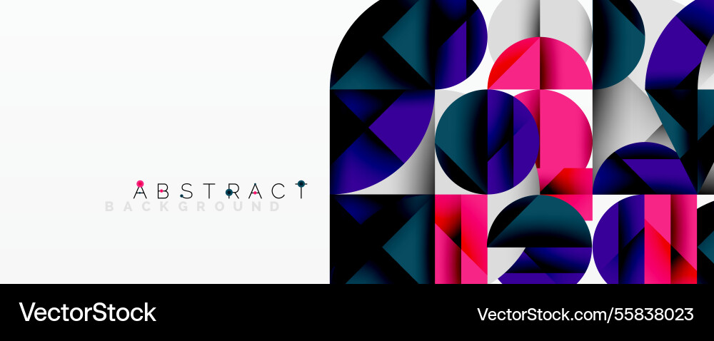 Modern abstract composition with layered circles Modern abstract composition with layered circles vector image