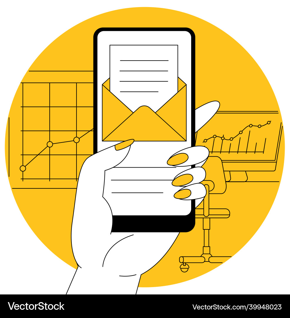 Using mobile apps Using mobile apps vector image