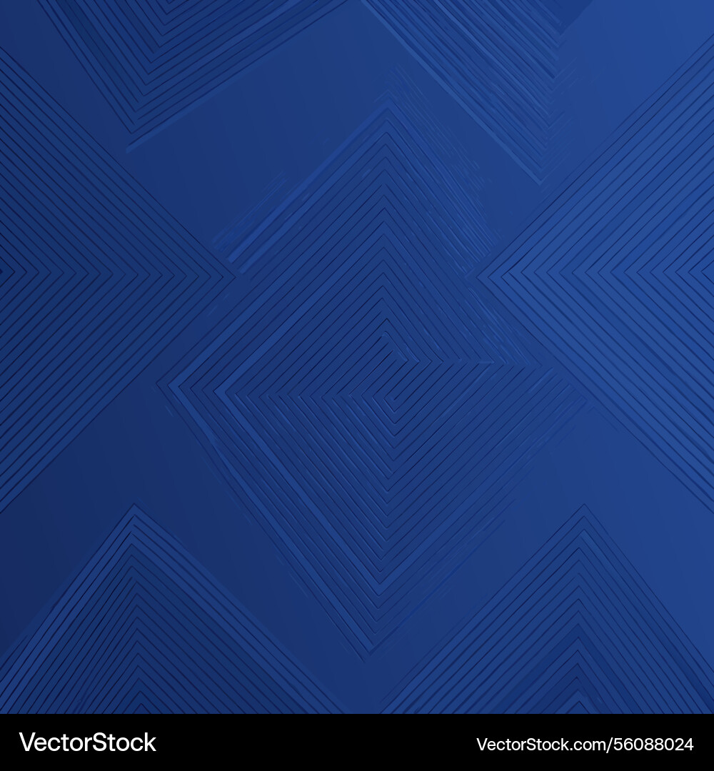 Abstract blue pattern with nested squares Vector Image