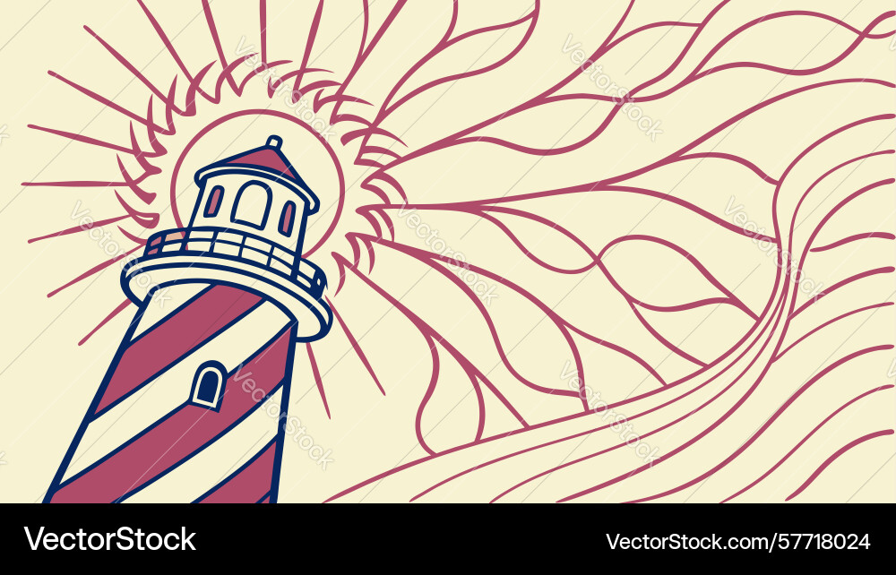 Abstract network with lightbulb and branching vector image