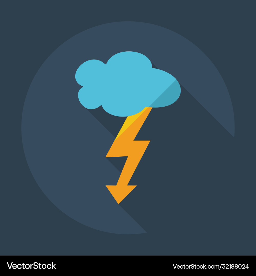Flat modern design with shadow icons warning Vector Image