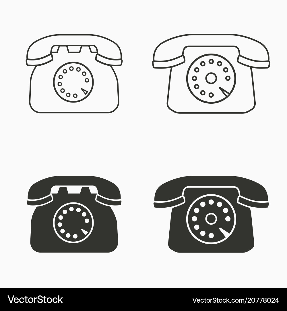 Phone icon Royalty Free Vector Image - VectorStock
