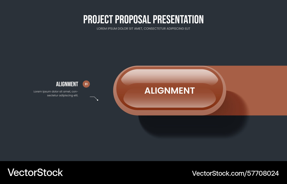 Service overview one element diagram slide Service overview one element diagram slide Vector Image