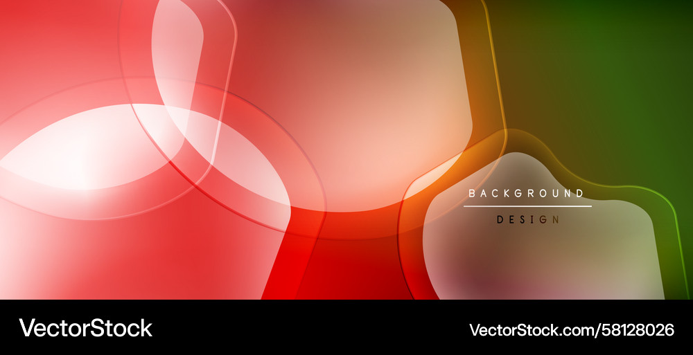 Abstract Flowing Shapes Background Vector Image