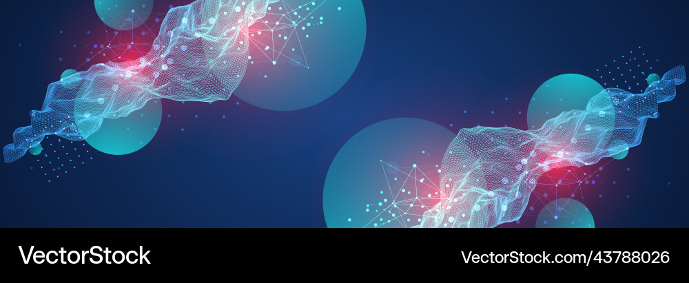 Abstract wave is made in a frame style Abstract wave is made in a frame style vector image