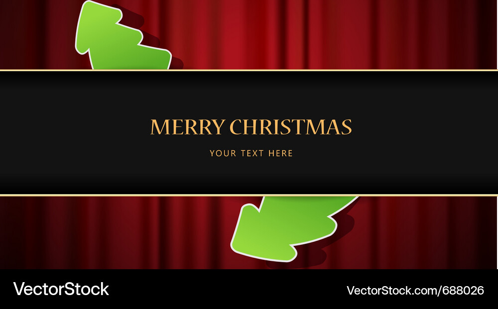 Weihnachtseinladung Vektorbild