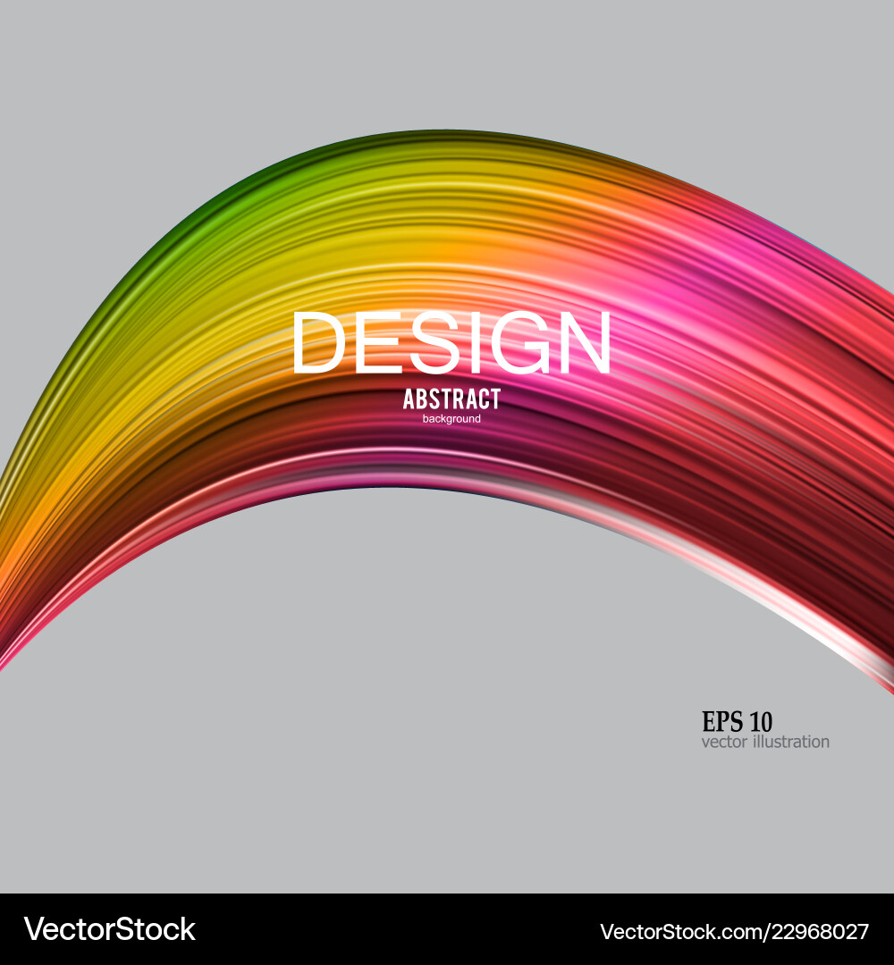 Abstract background colorful curve imag Abstract background colorful curve imag vector image