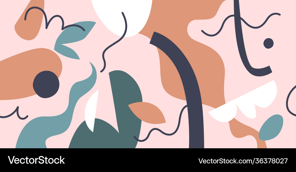 Modern backgrounds with abstract elements vector image