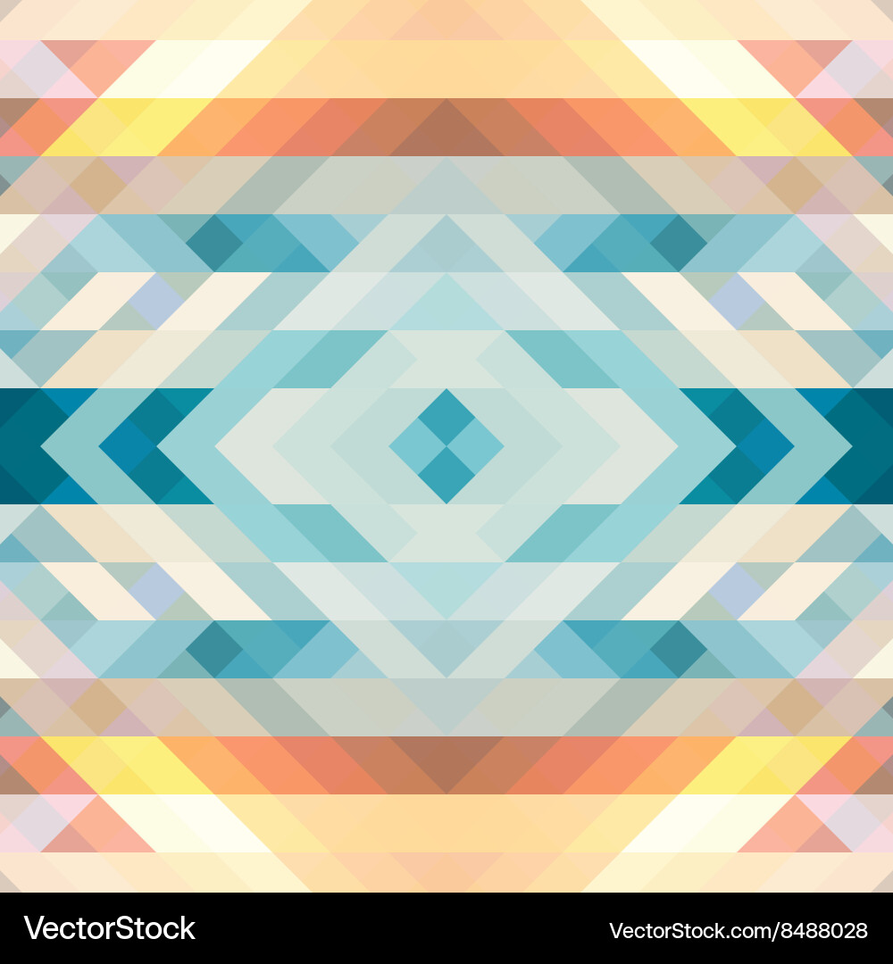 Abstract multicolored background of triangles vector image