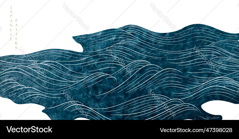 Modern Japanese Architecture Pattern Vector Image