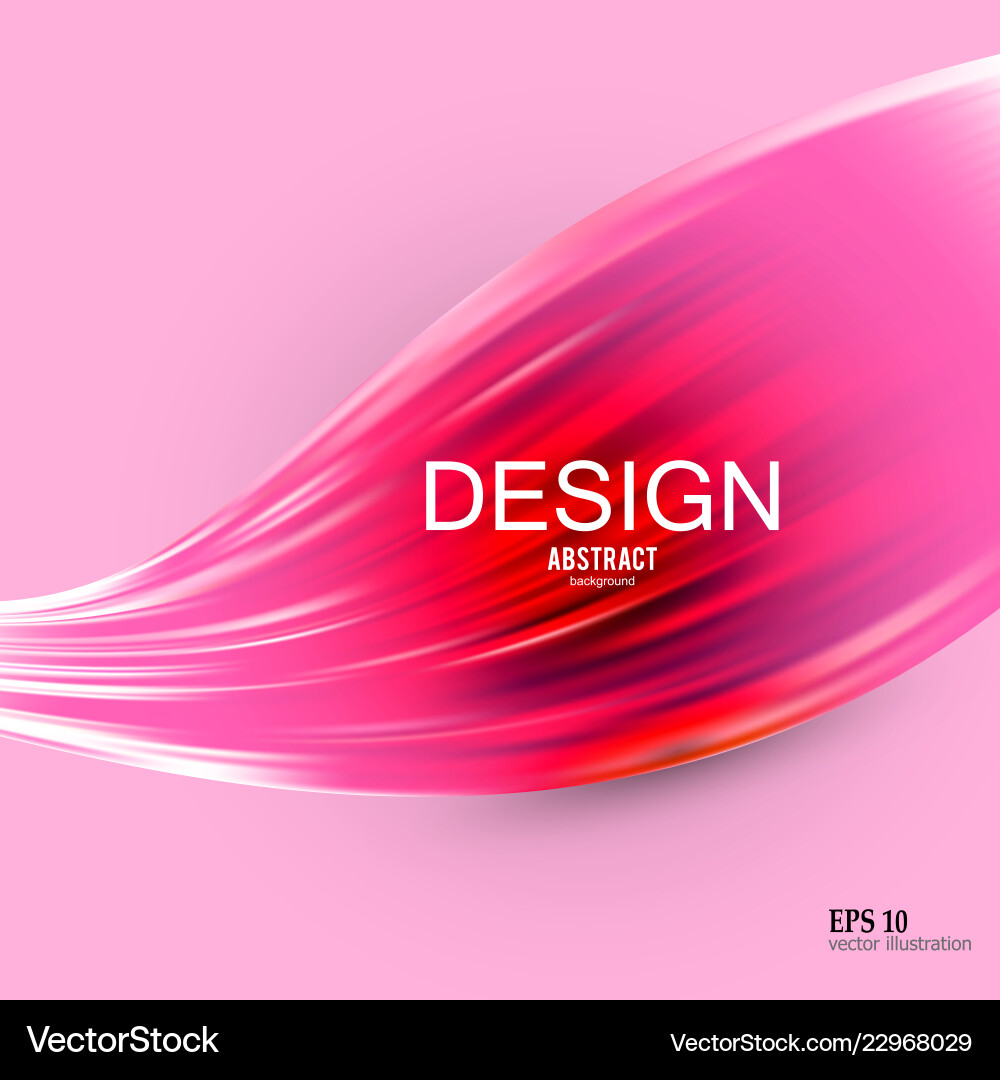 Abstract Colorful Curve Background vector image