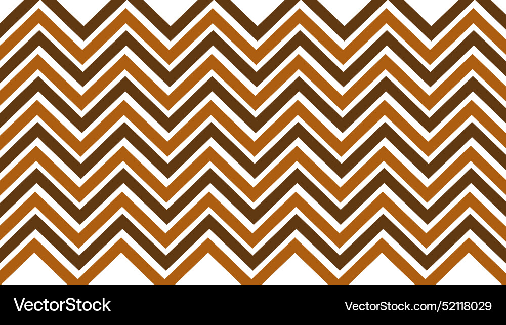 Brown zig zag seamless pattern abstract background Vector Image