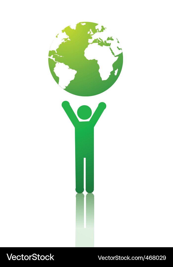 Global Sustainability Icons Vector Image