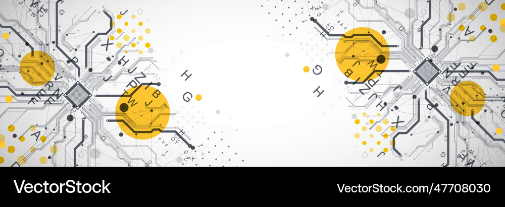 Abstract background on technological Abstract background on technological vector image
