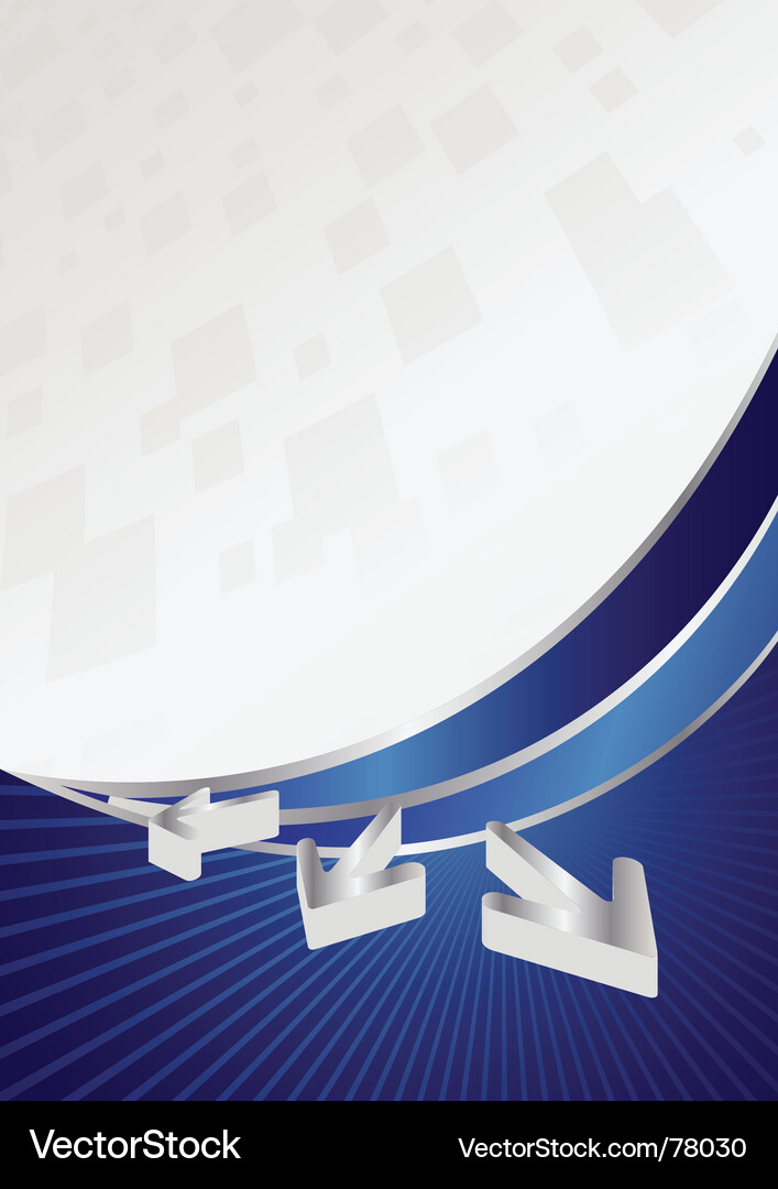 Frame with arrow Vector Image