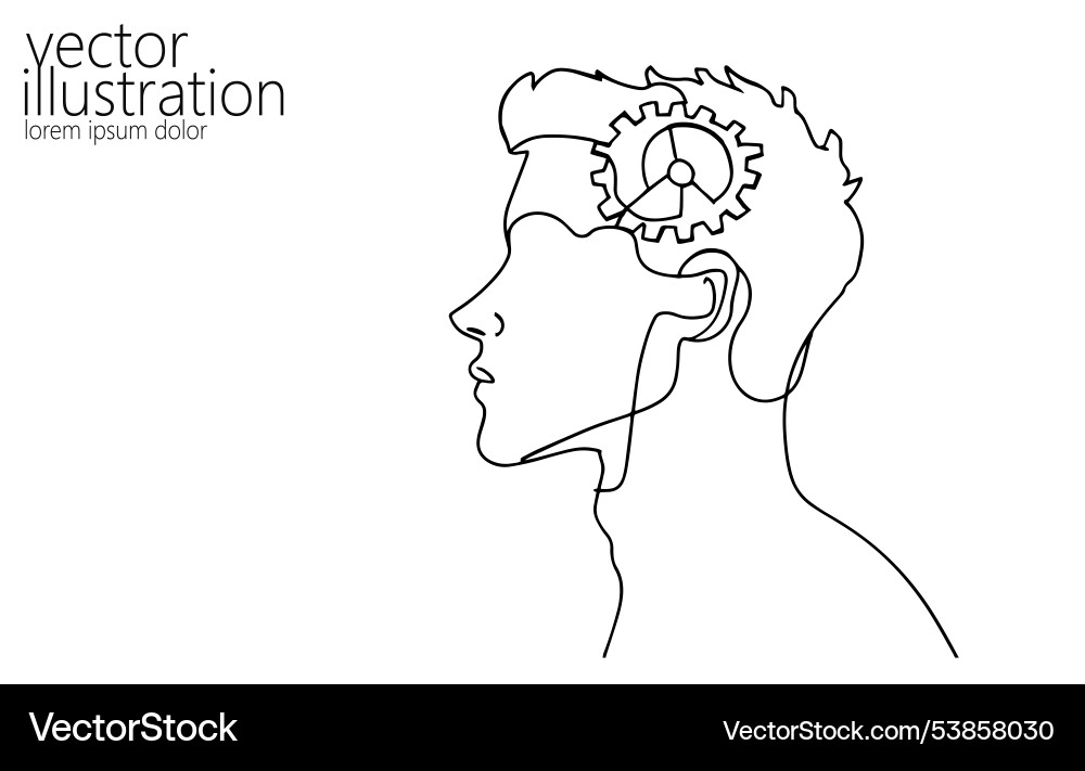 One line coaching session problem solution concept One line coaching session problem solution concept vector image