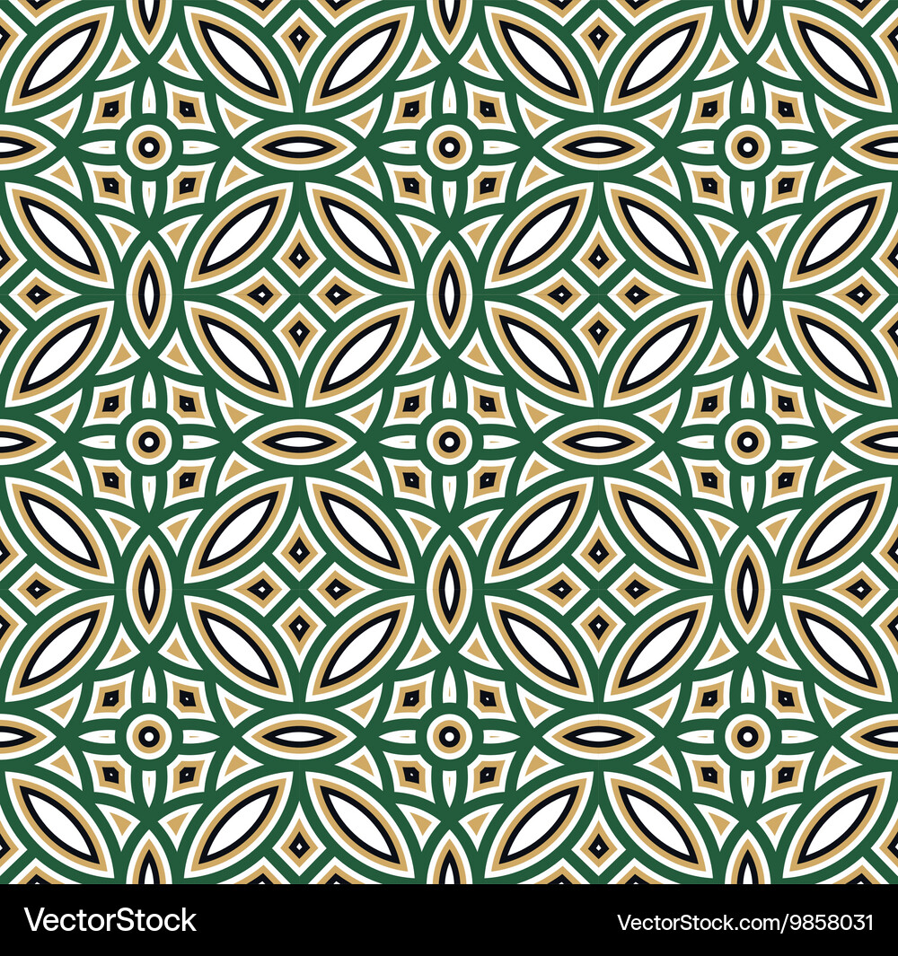 Seamless geometric pattern repeating background Vector Image