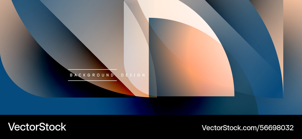 Abstract shapes overlap creating dynamic gradient Abstract shapes overlap creating dynamic gradient vector image