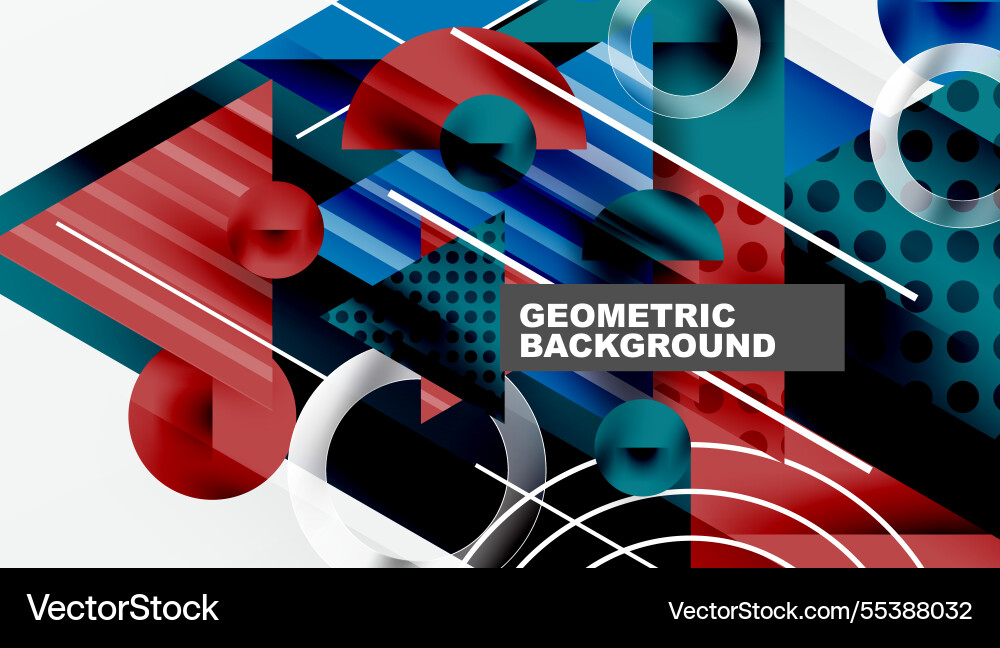 Modern abstract design with overlapping Modern abstract design with overlapping Vector Image