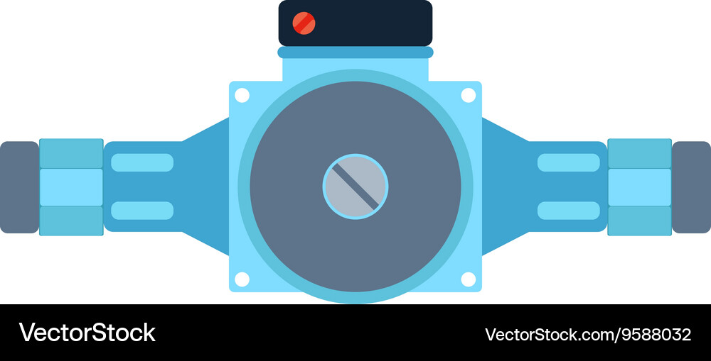 Pressure sensor tool on factory pipeline Vector Image