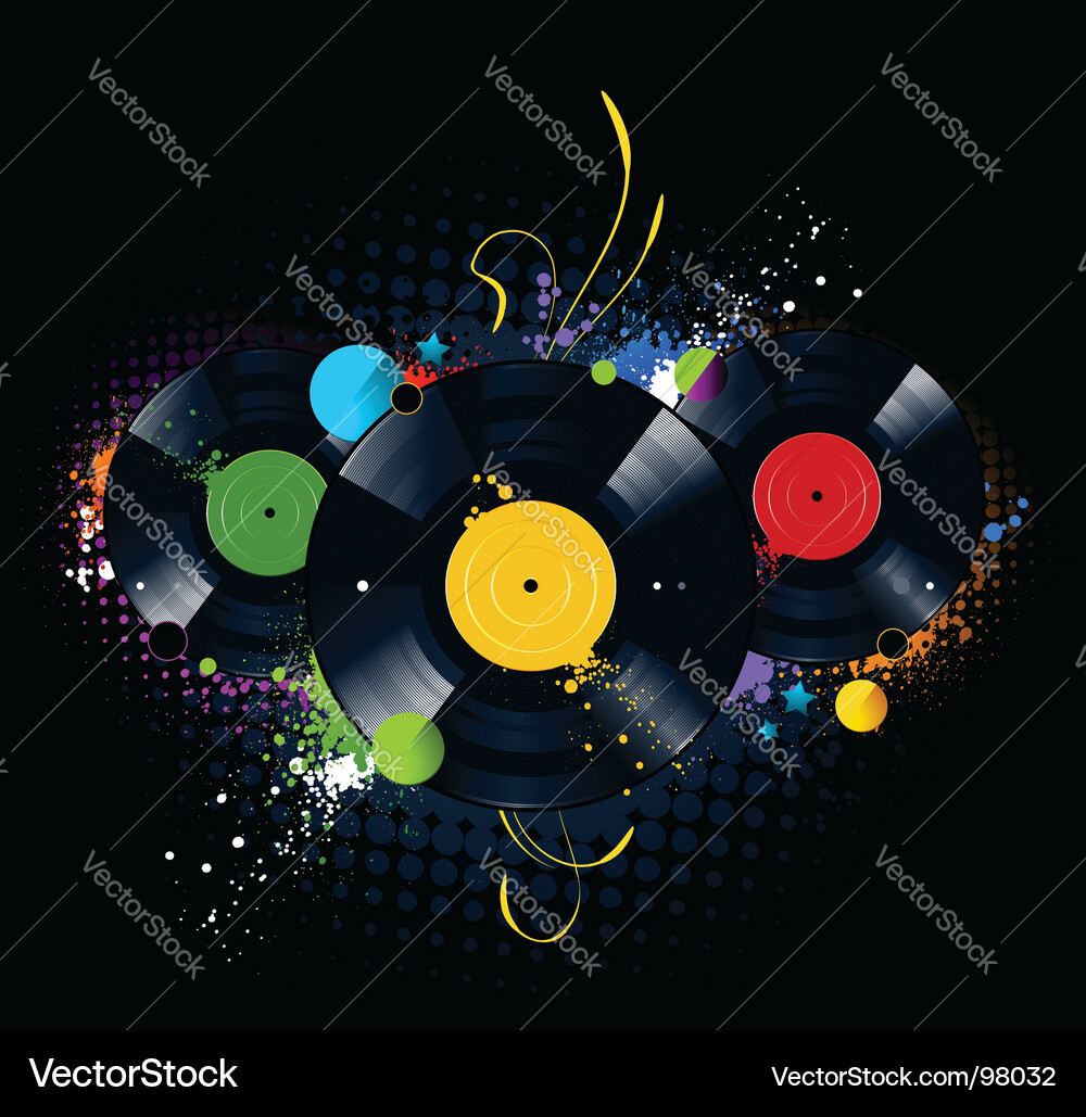 Vinyl Graffiti Art vector image