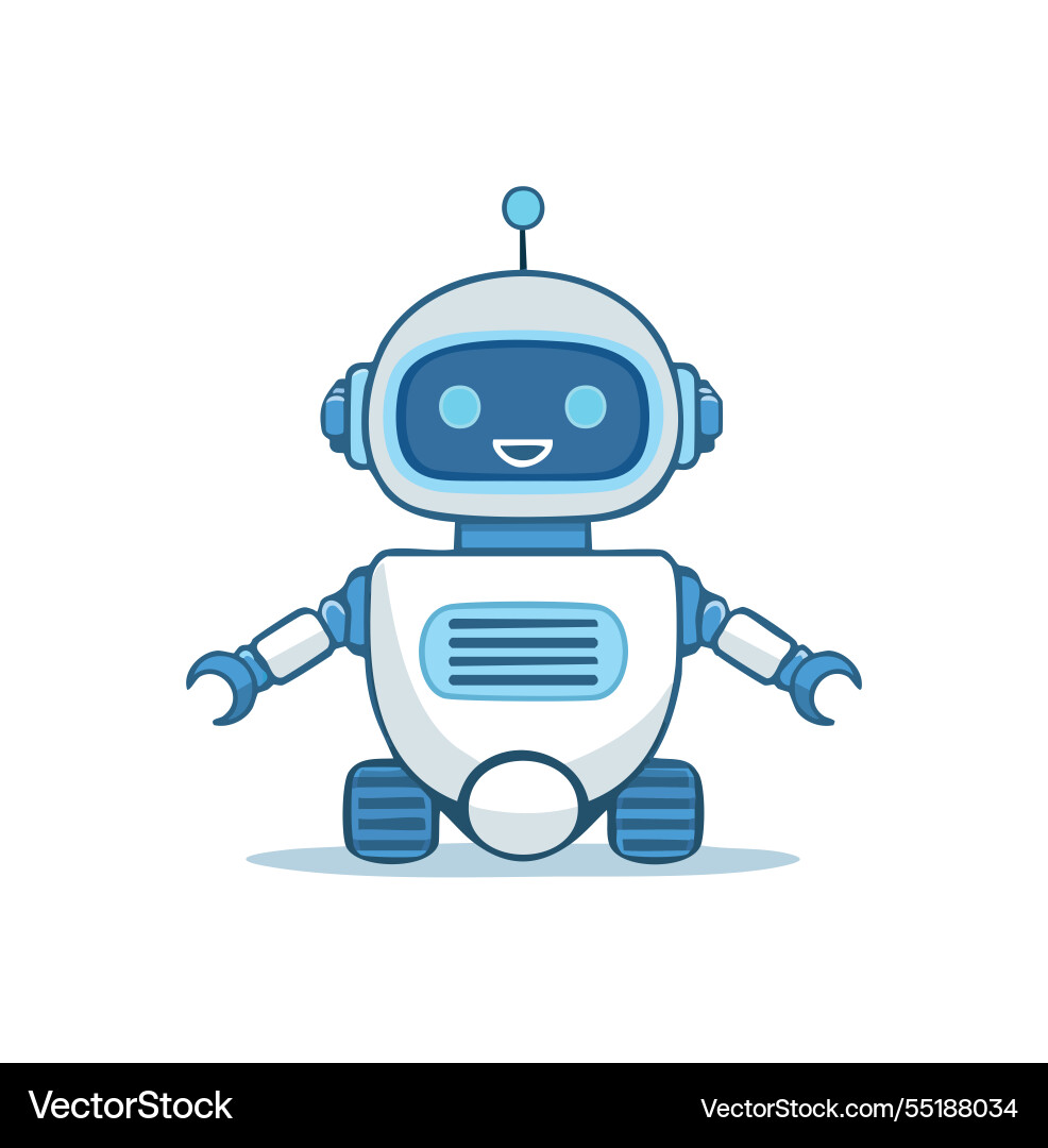 A ai chatbot device simple A ai chatbot device simple Vector Image