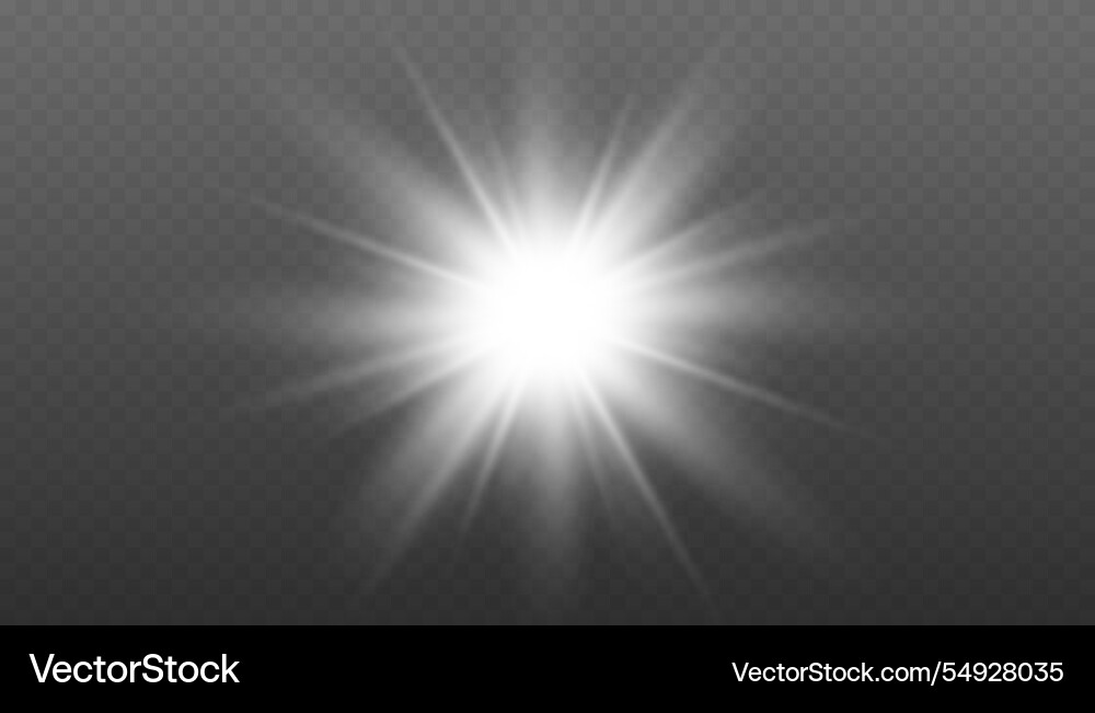 Glow light effect Royalty Free Vector Image - VectorStock
