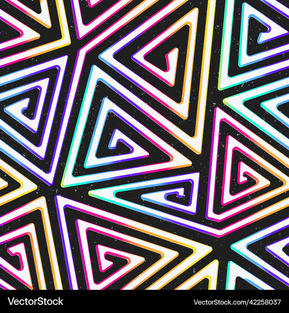 Cololred triangle pattern with space background Cololred triangle pattern with space background vector image
