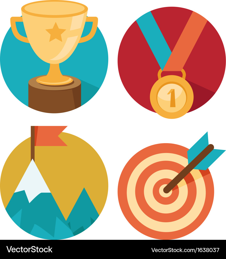 Success concepts Royalty Free Vector Image - VectorStock