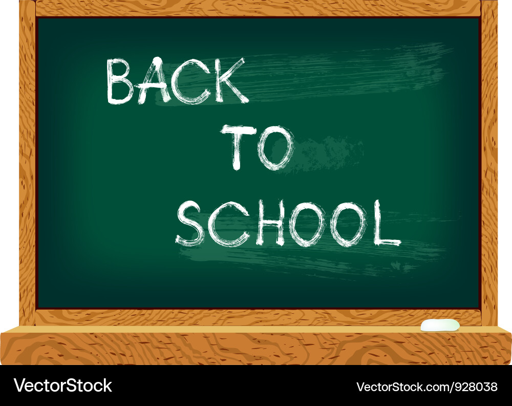 Back to school vector image