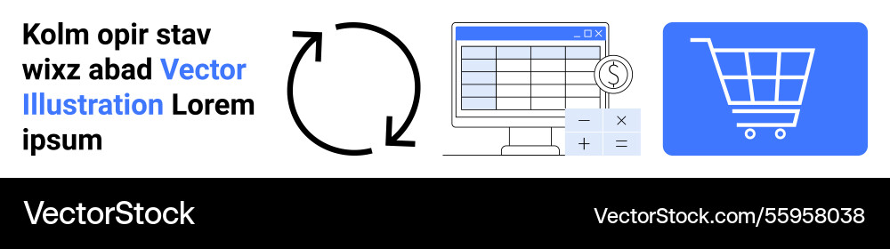 Data flow visualization with spreadsheet currency Data flow visualization with spreadsheet currency Vector Image