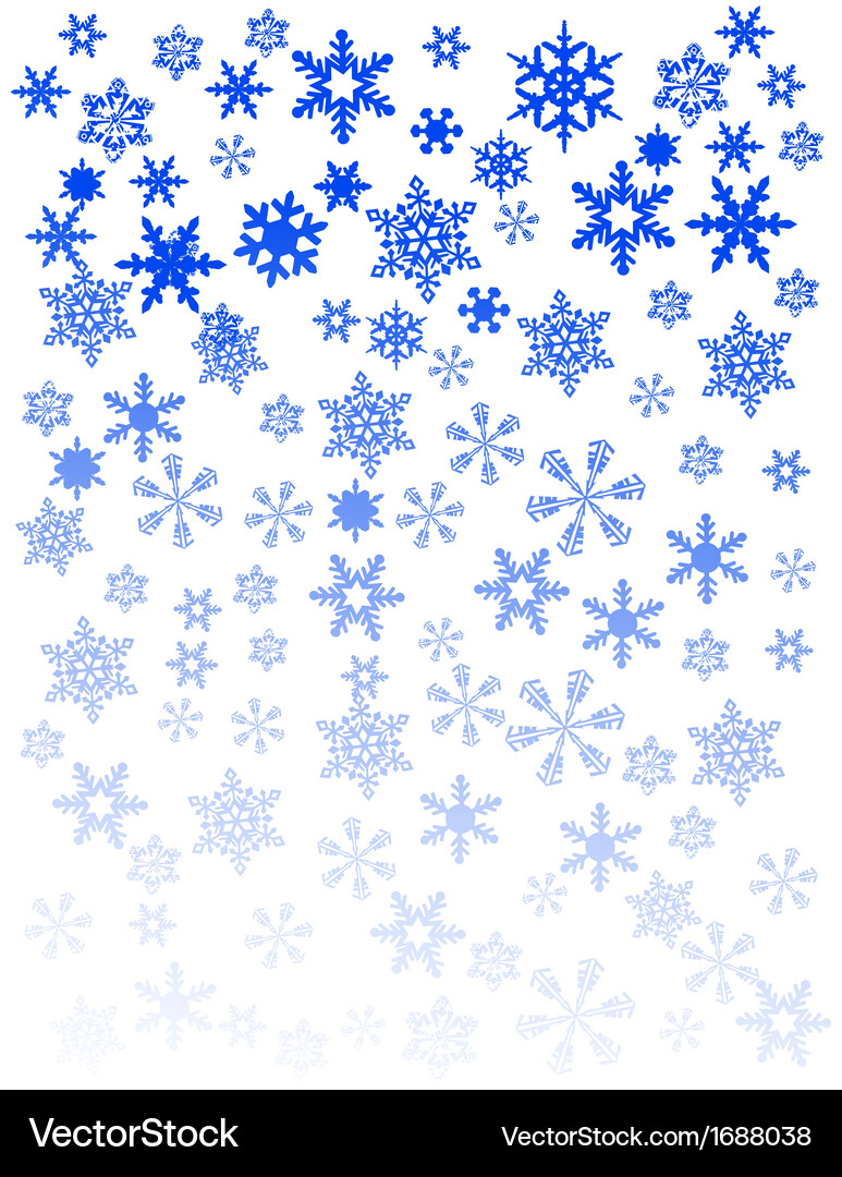 Snowflake background Vector Image