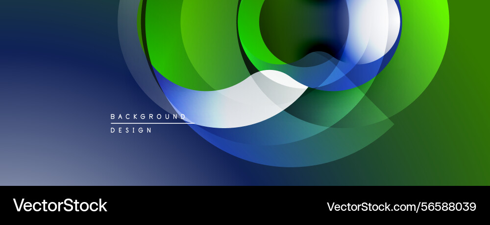 Abstract design features overlapping circles Abstract design features overlapping circles vector image