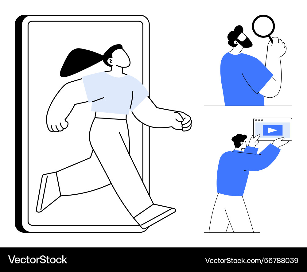 Dynamic interaction with technology through Vector Image