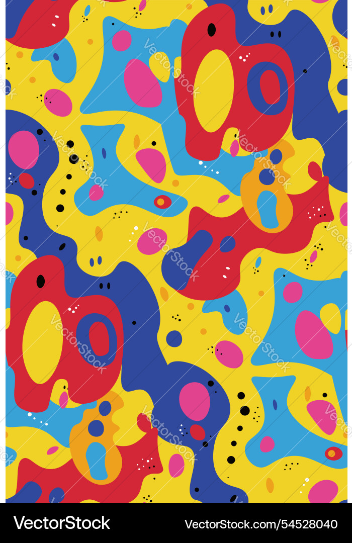 Abstract multicolored spots seamless pattern Abstract multicolored spots seamless pattern vector image