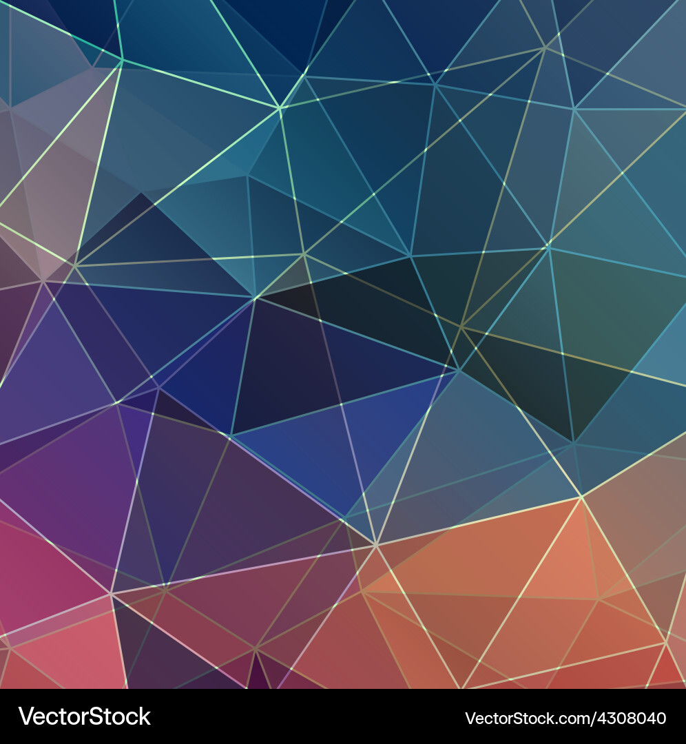 Triangle abstract background vector image