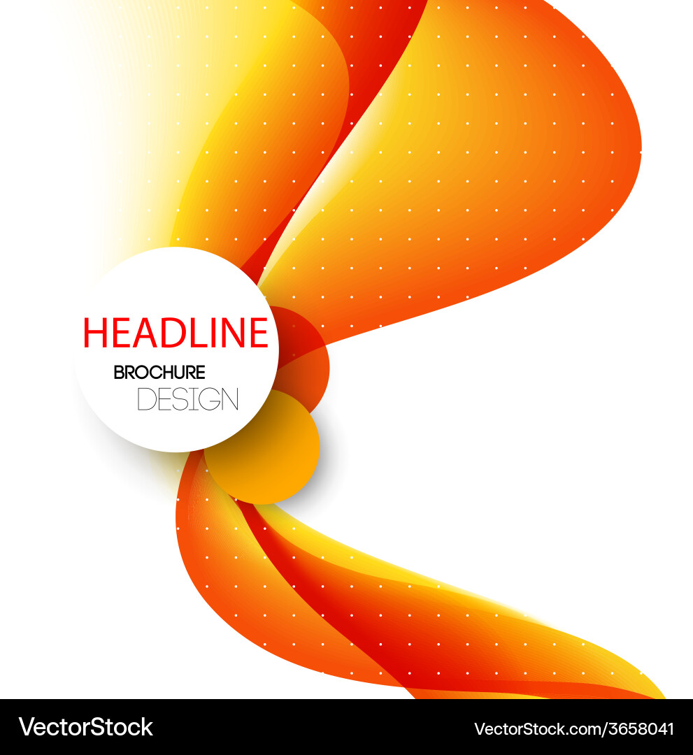 Curved Lines Abstract Background vector image