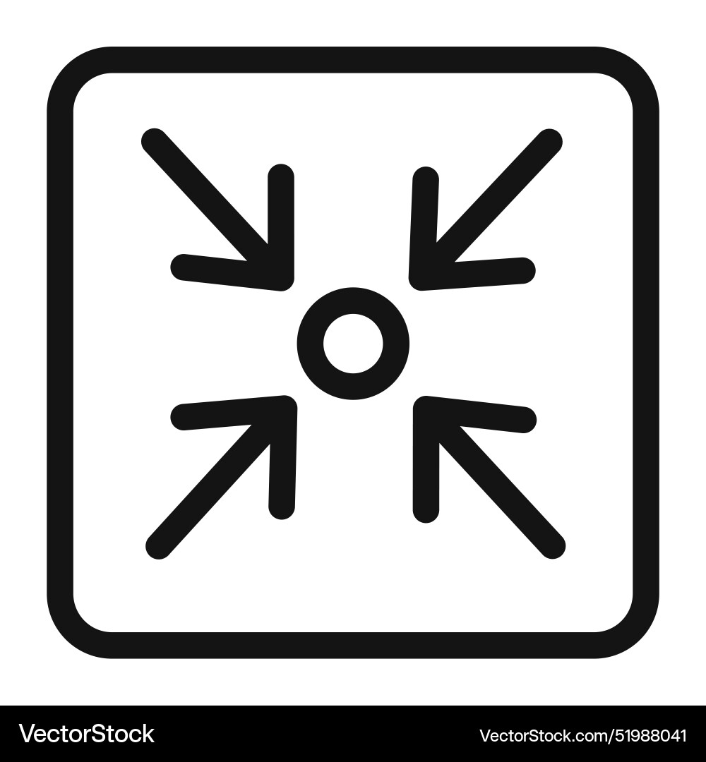 Efficient compress icon for archiving and file vector image