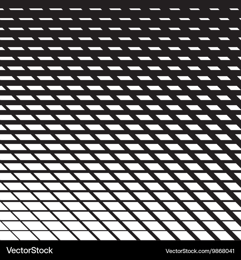 Halftone Line Grid Pattern vector image