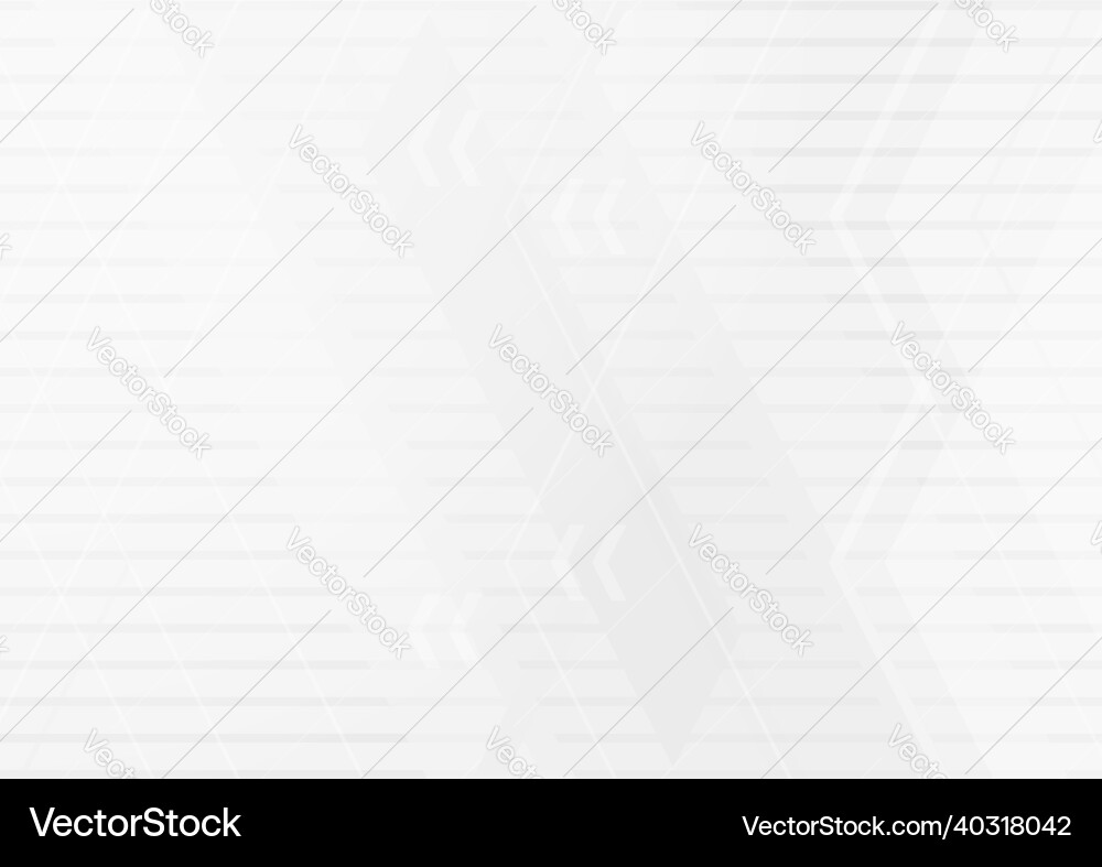Abstract background in white and gray gradient vector image