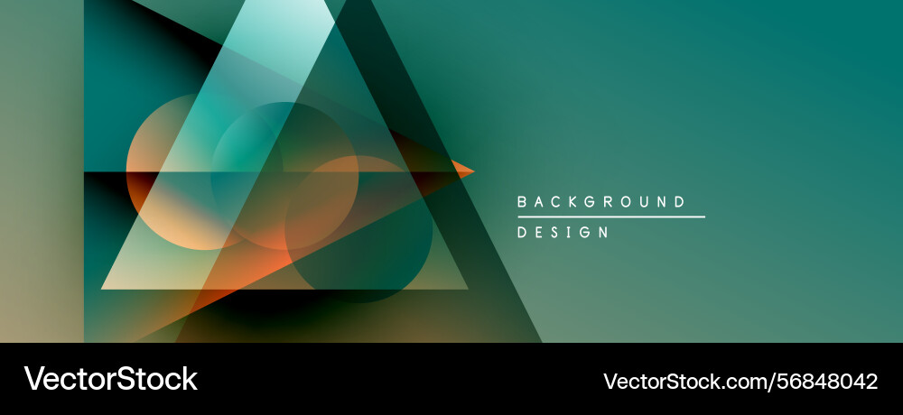 Abstract geometric shapes overlap creating Abstract geometric shapes overlap creating Vector Image